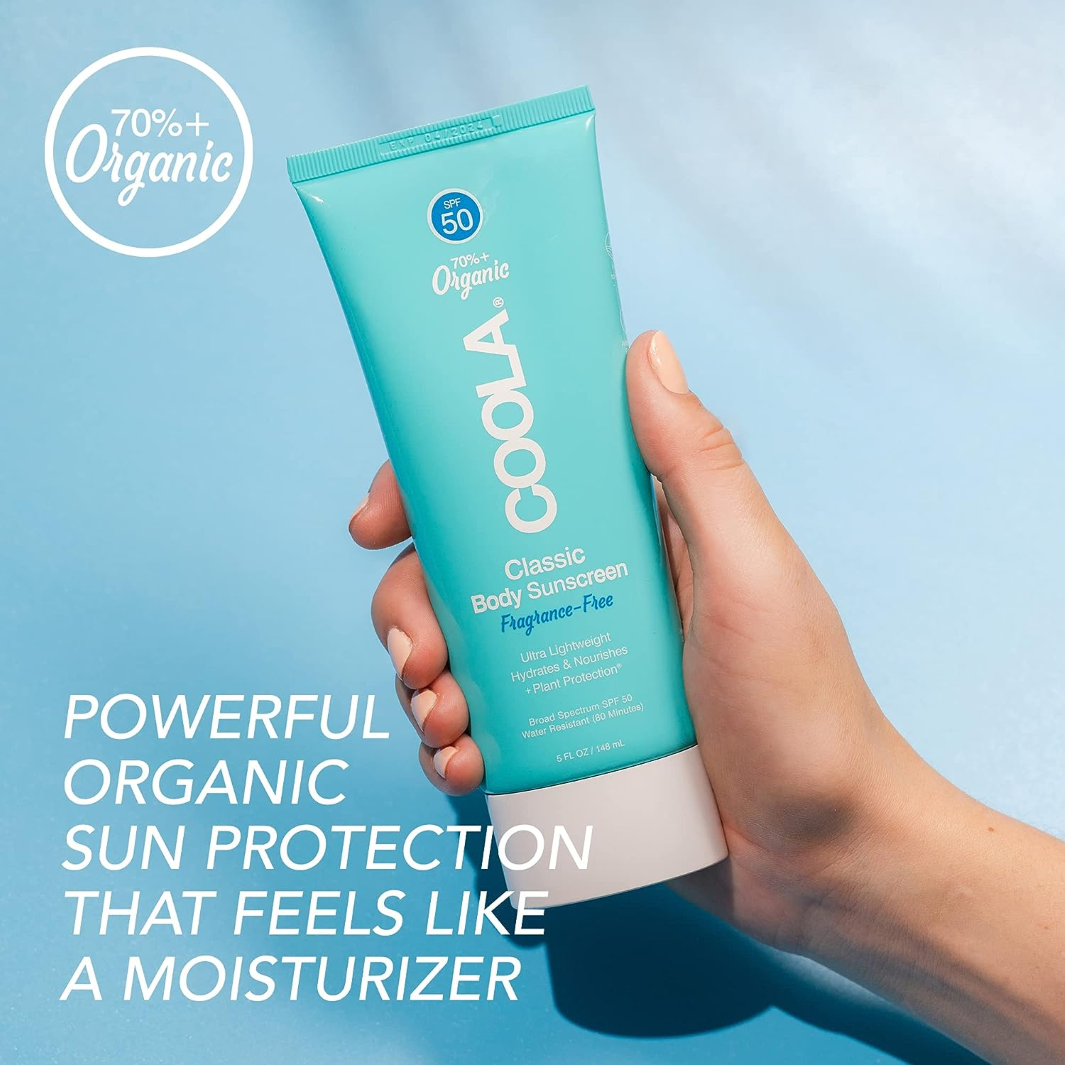 COOLA Classic Body Organic Sunscreen Lotion SPF 50 moisturizer