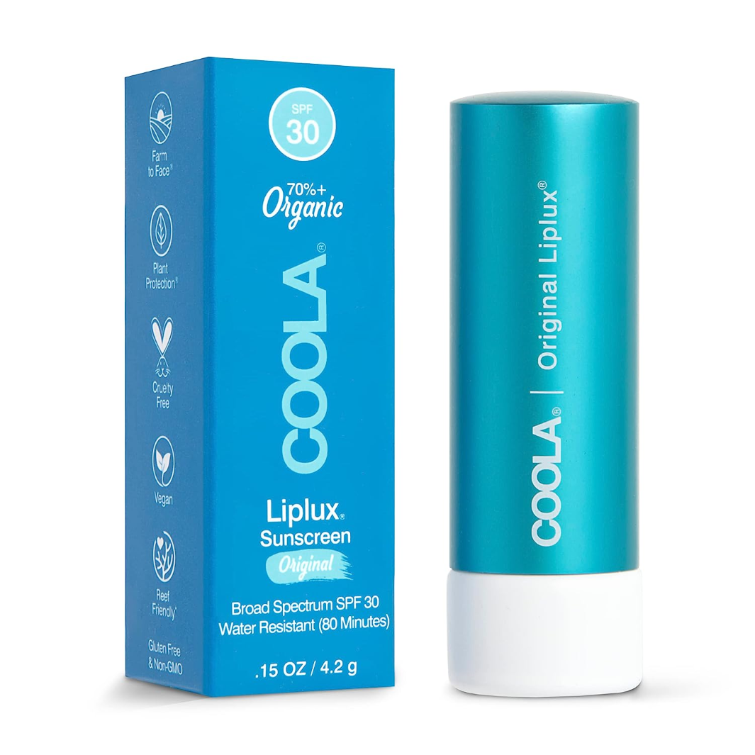 COOLA Classic Liplux Organic Lip Balm Sunscreen SPF 30