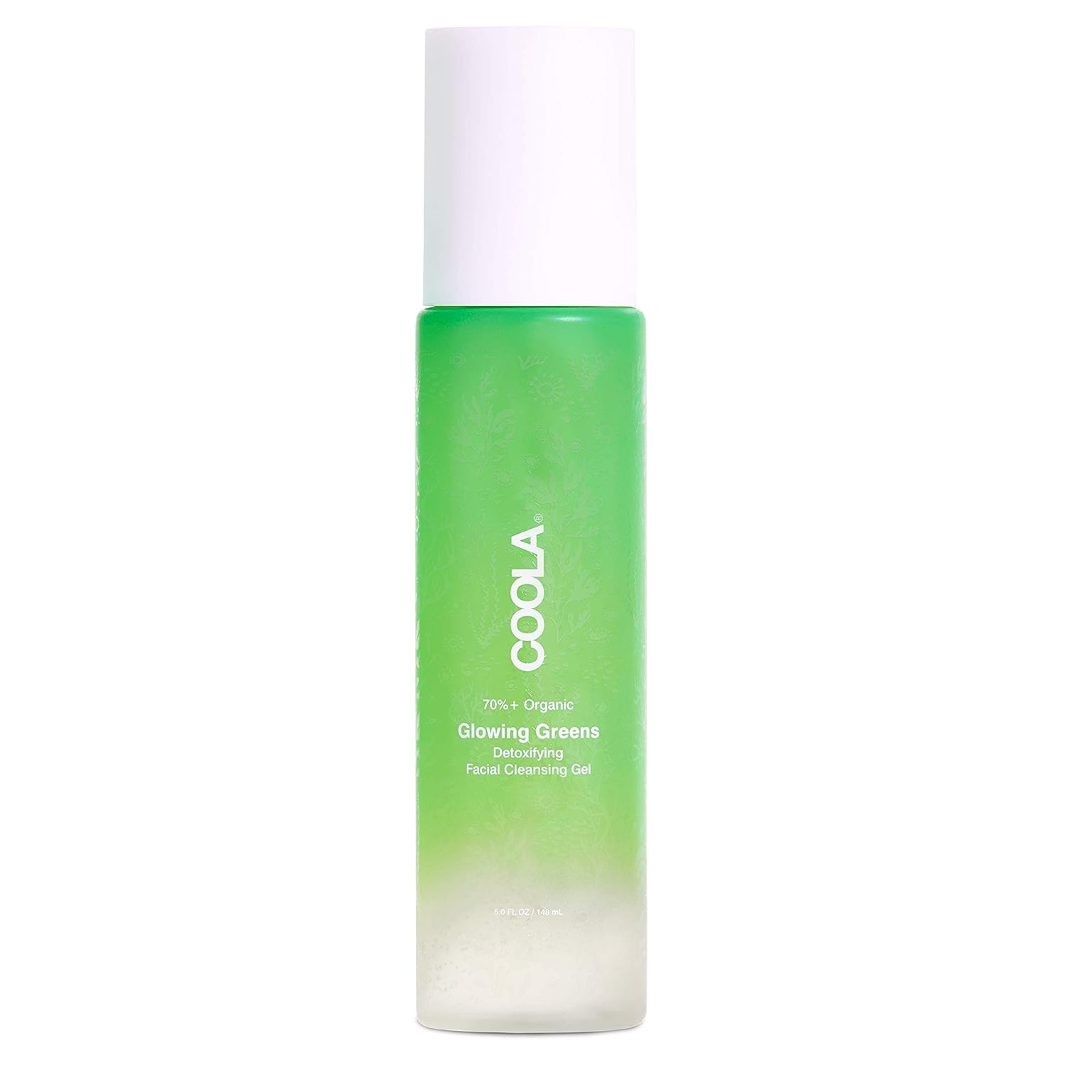 COOLA Organic Glowing Greens Detoxifying Facial Cleansing Gel