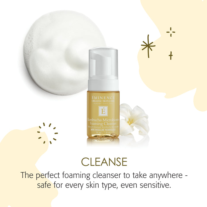 Eminence Organics Radiance Renewal Gift Set - Limited Edition cleanse step