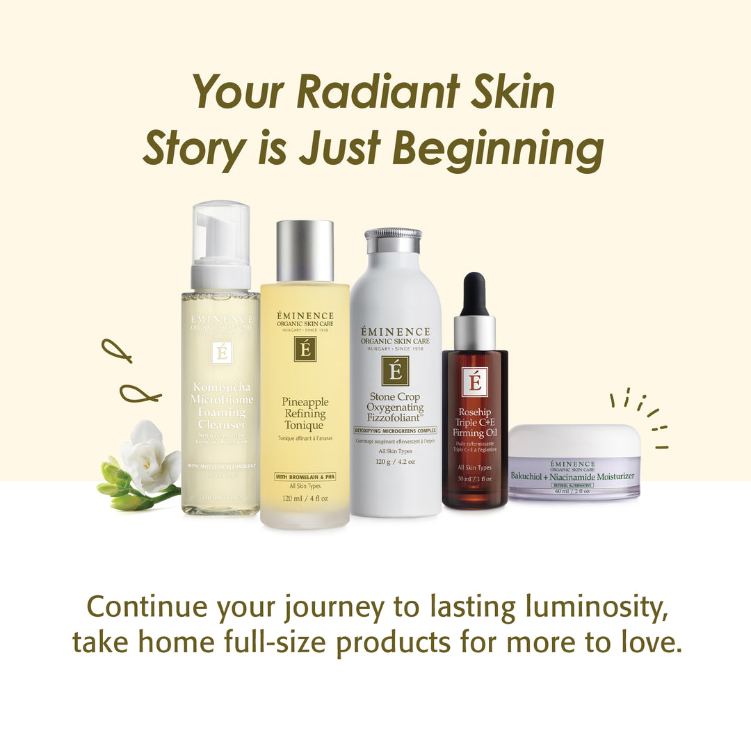 Eminence Organics Radiance Renewal Gift Set - Limited Edition full size products to explore