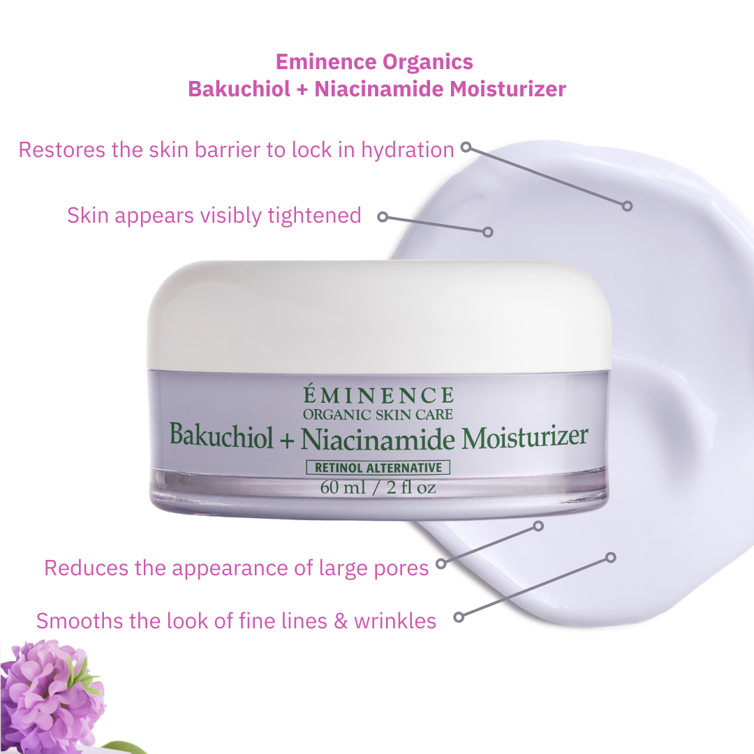 Eminence Organics Bakuchiol + Niacinamide Moisturizer info