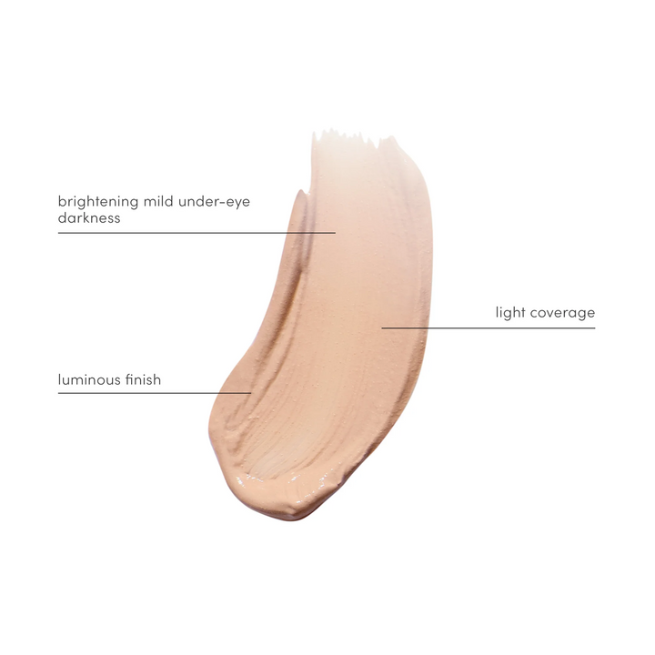 Jane Iredale Active Light Under-Eye Concealer swatch with quick facts