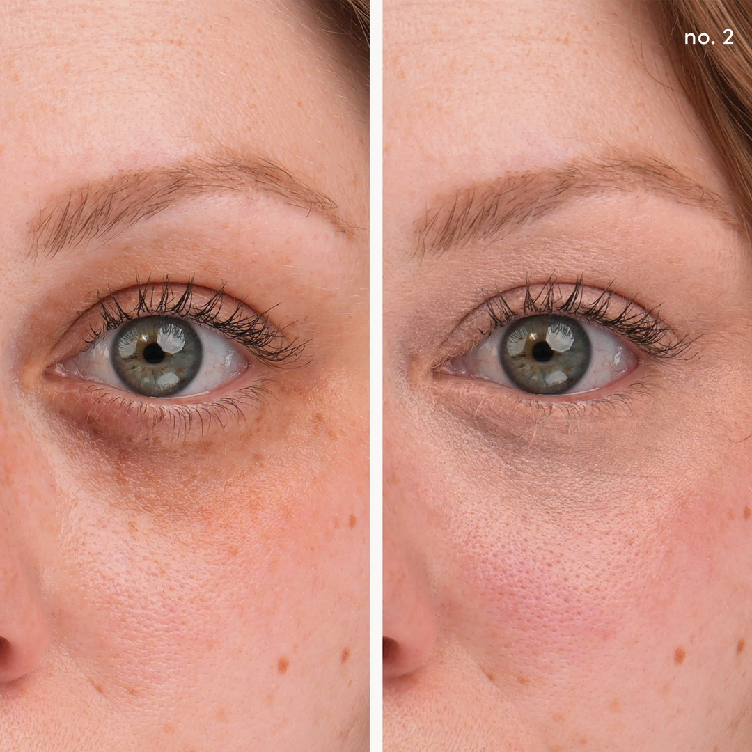 Jane Iredale Circle Delete Concealer no 2 model before and after