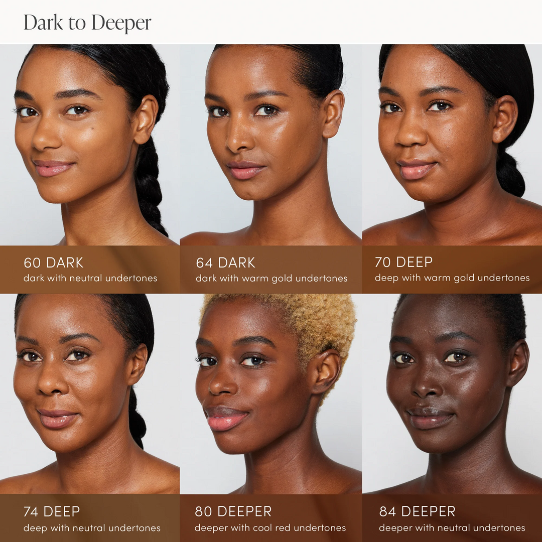 Jane Iredale Skintuition SPF 30 Radiance-Boosting Liquid Foundation dark skin tone models