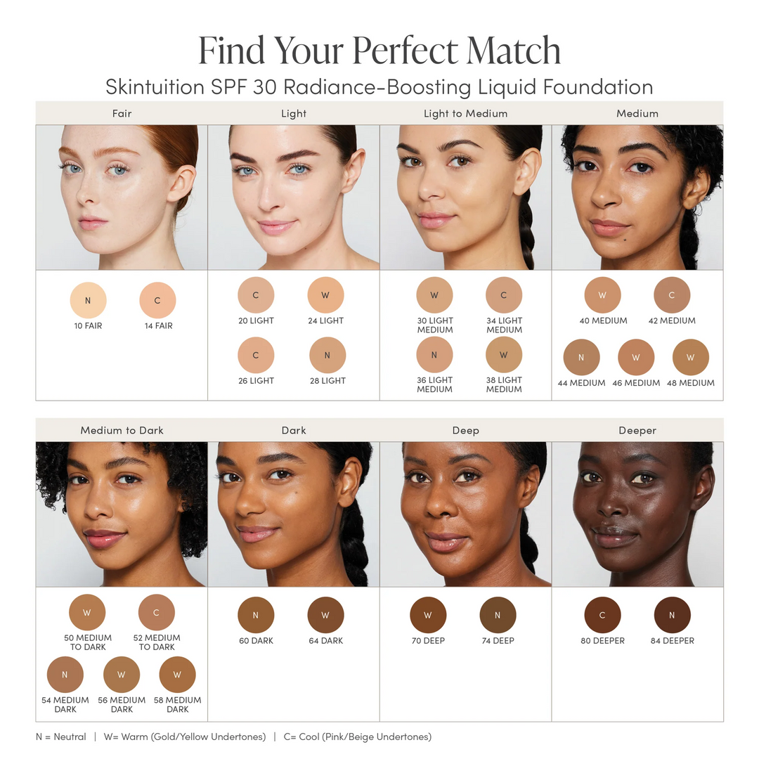 Jane Iredale Skintuition SPF 30 Radiance-Boosting Liquid Foundation find your match