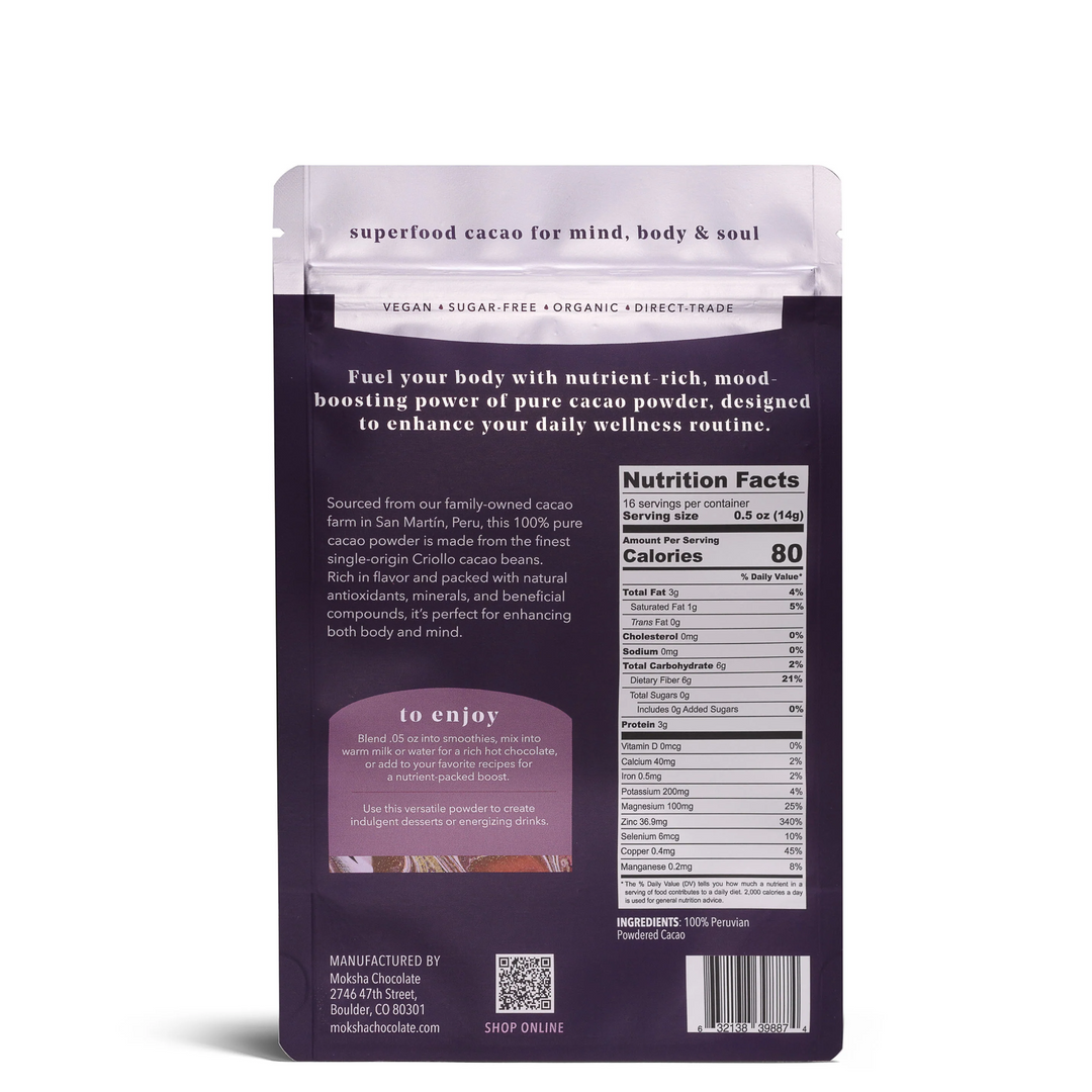 Moksha Ceremonial Cacao Powder