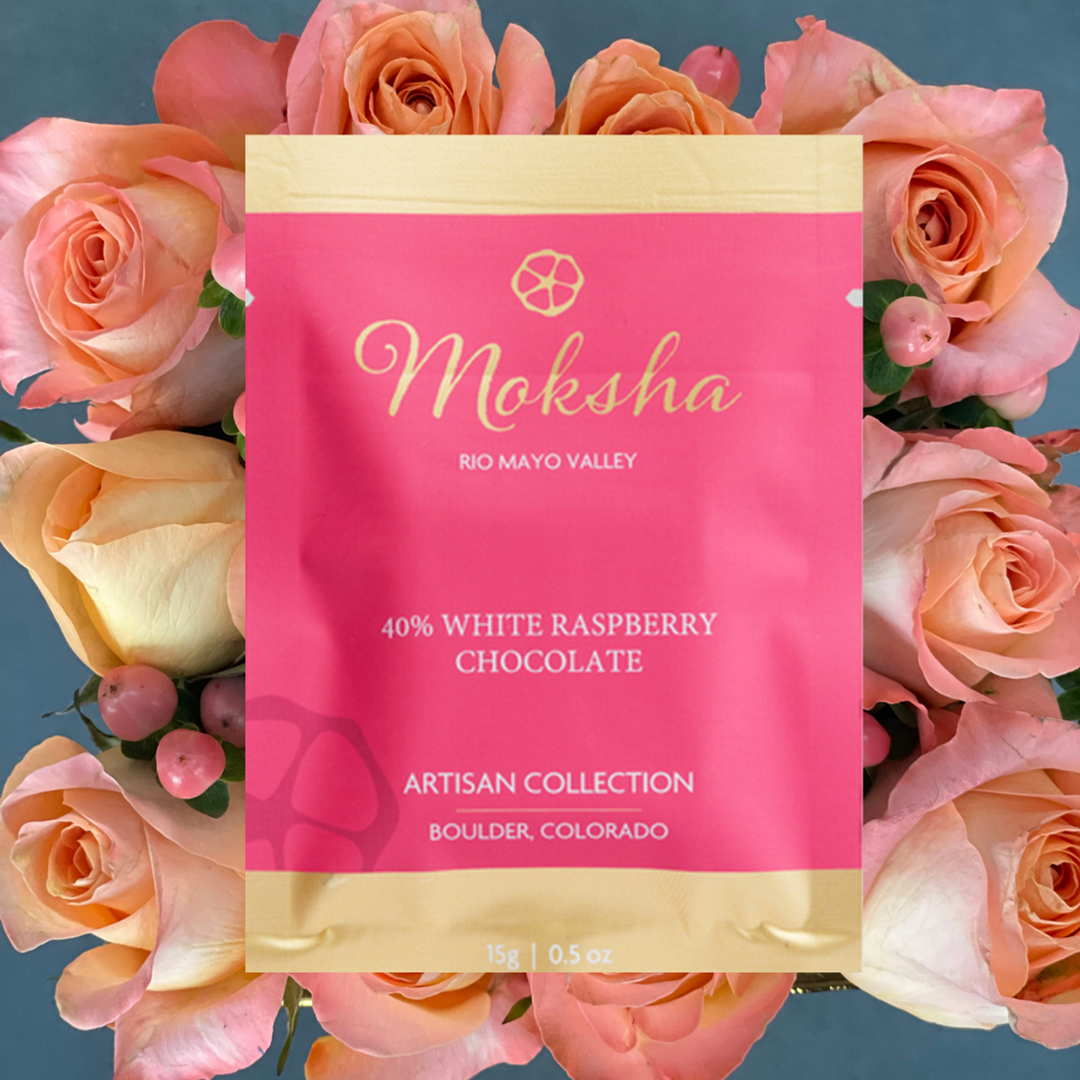 Moksha Raspberry White Chocolate 40%
