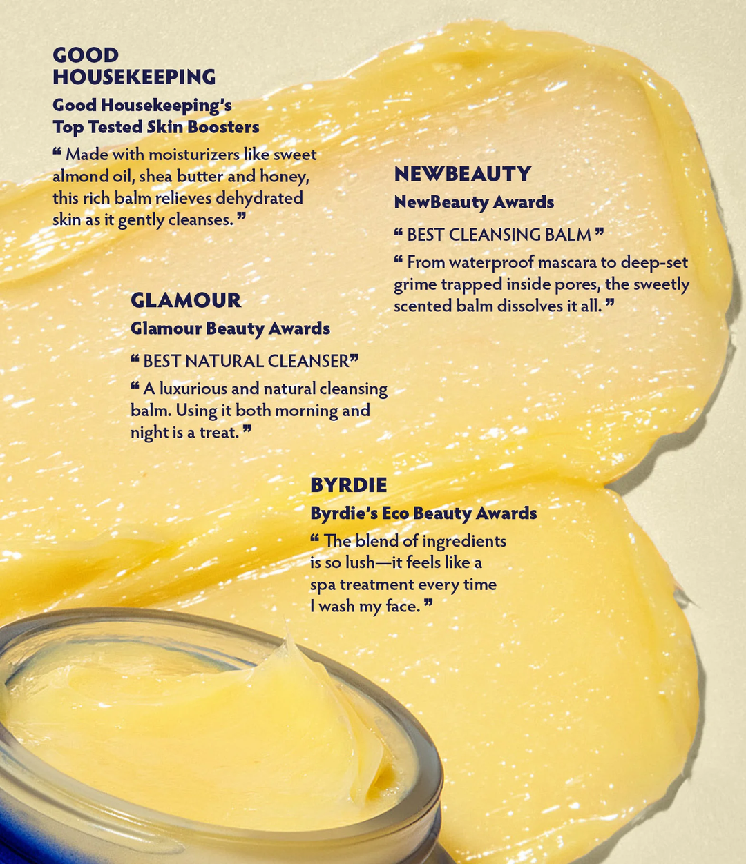Naturopathica Manuka Honey Cleansing Balm press