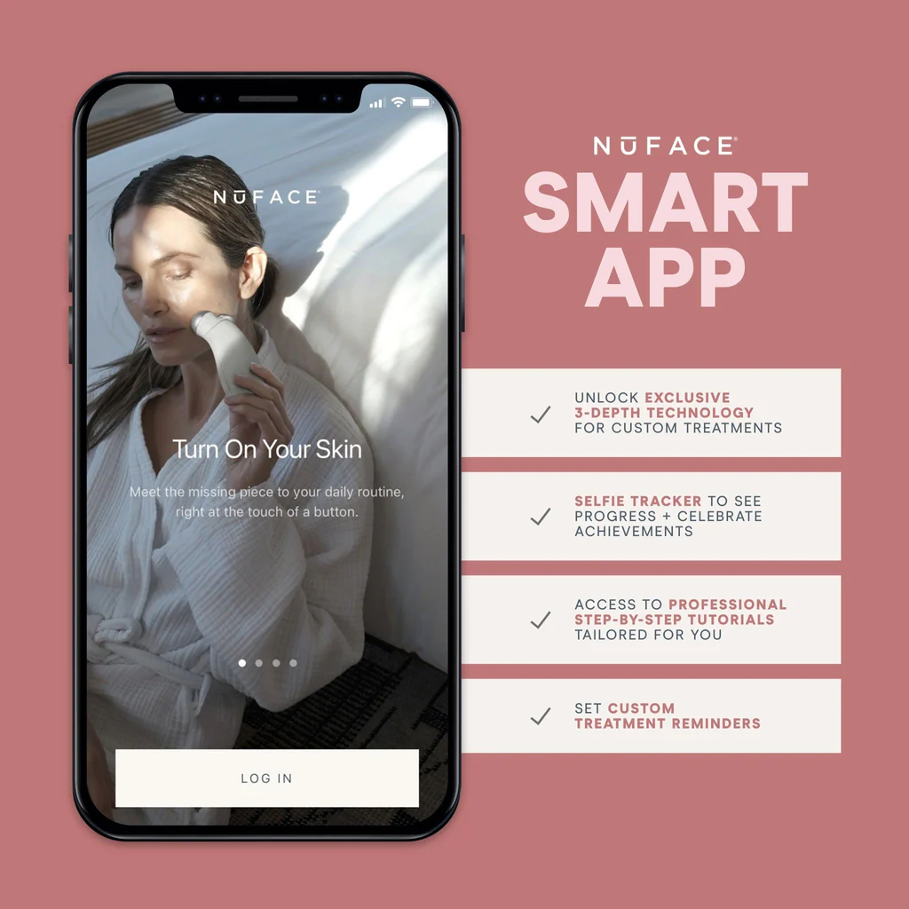 NuFACE TRINITY+ Starter Kit app technology 2