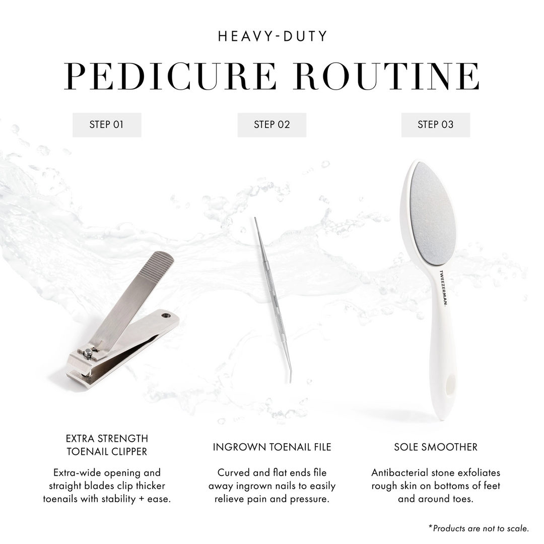 Tweezerman Sole Smoother Callus Stone pedicure routine