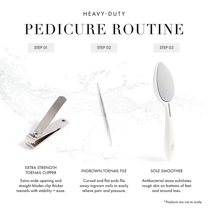 Tweezerman Sole Smoother Callus Stone pedicure routine