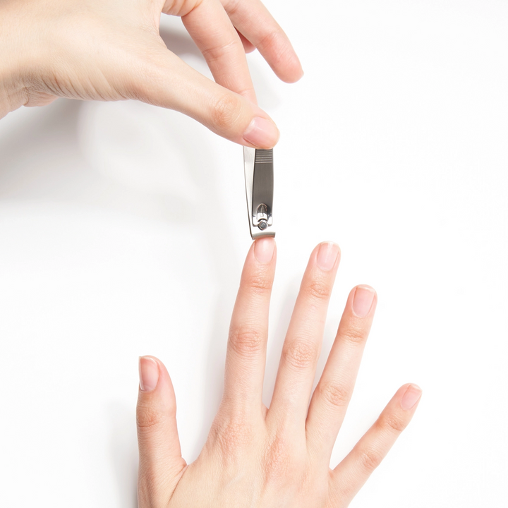Tweezerman Stainless Steel Clipper Set hand model