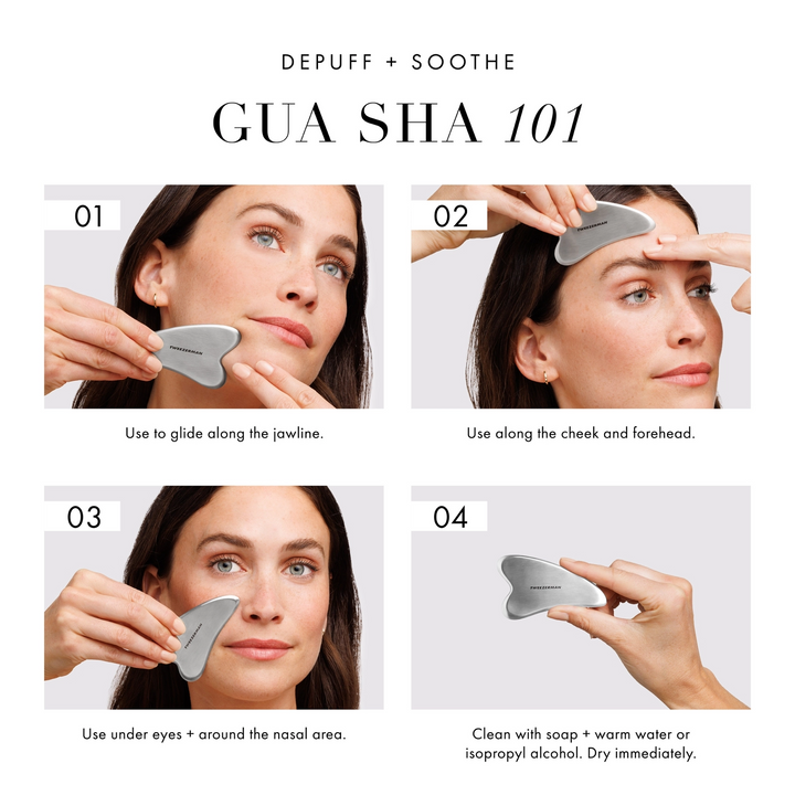 Tweezerman Stainless Steel Gua Sha 101