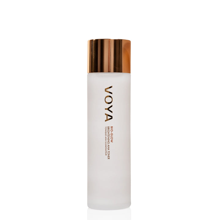 VOYA Bio Glow: Brightening AHA Toner on a white background