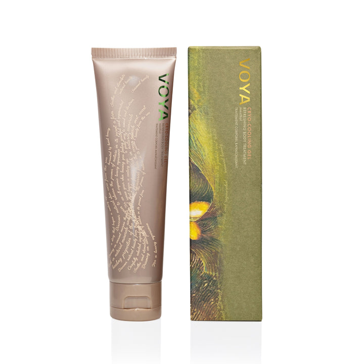 VOYA Cryo-Cooling Gel: Refreshing Body Treatment box and bottle
