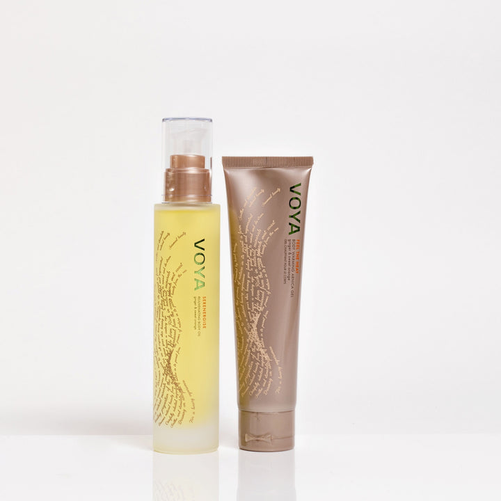 VOYA The Land of Resilience: Bodycare Recovery Duo products