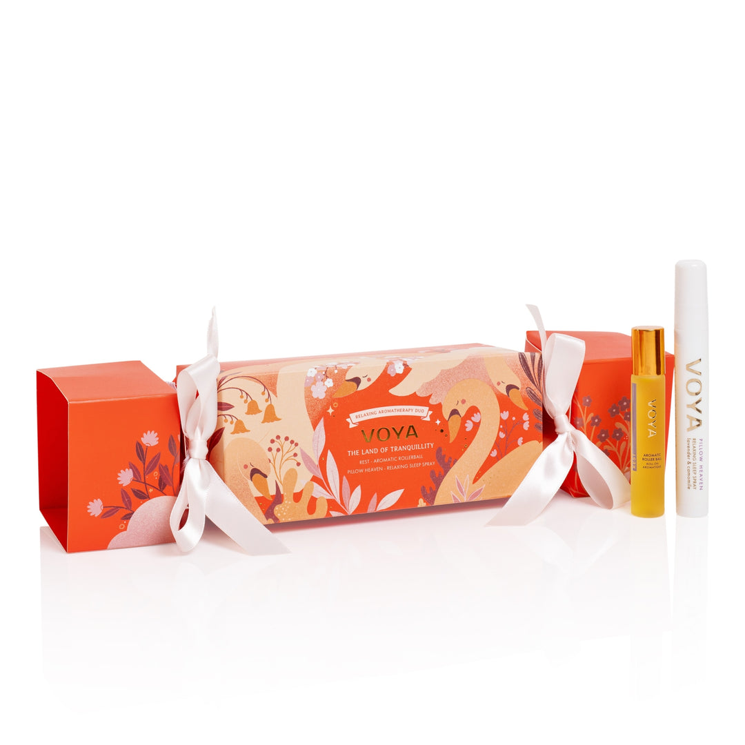 VOYA The Land of Tranquillity: Relaxing Aromatherapy Duo on a white background