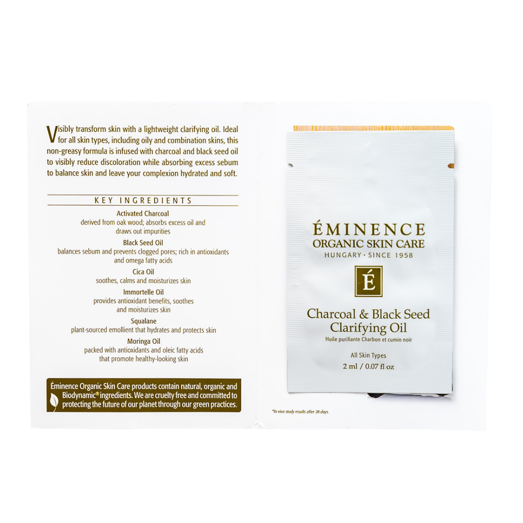 Eminence Organics Charcoal & Black Seed Clarifying Oil
