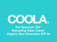 COOLA Refreshing Water Cream Organic Face Sunscreen SPF 50 video