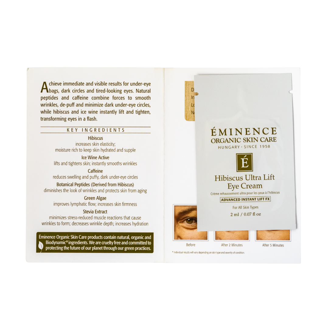 eminence organics hibiscus ultra lift eye cream sample