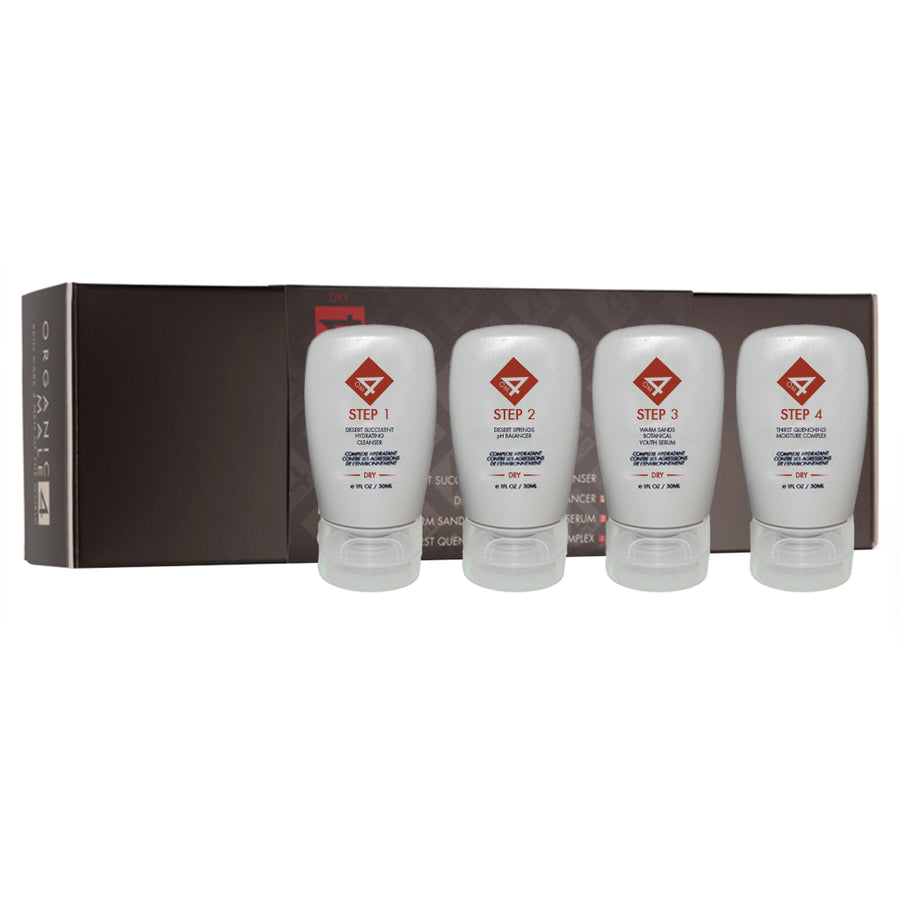 Organic Male OM4 Dry 4-Step RegiMEN (Travel Starter Size)