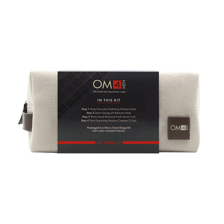 Organic Male OM4 Dry 4-Step RegiMEN & Travel Bag