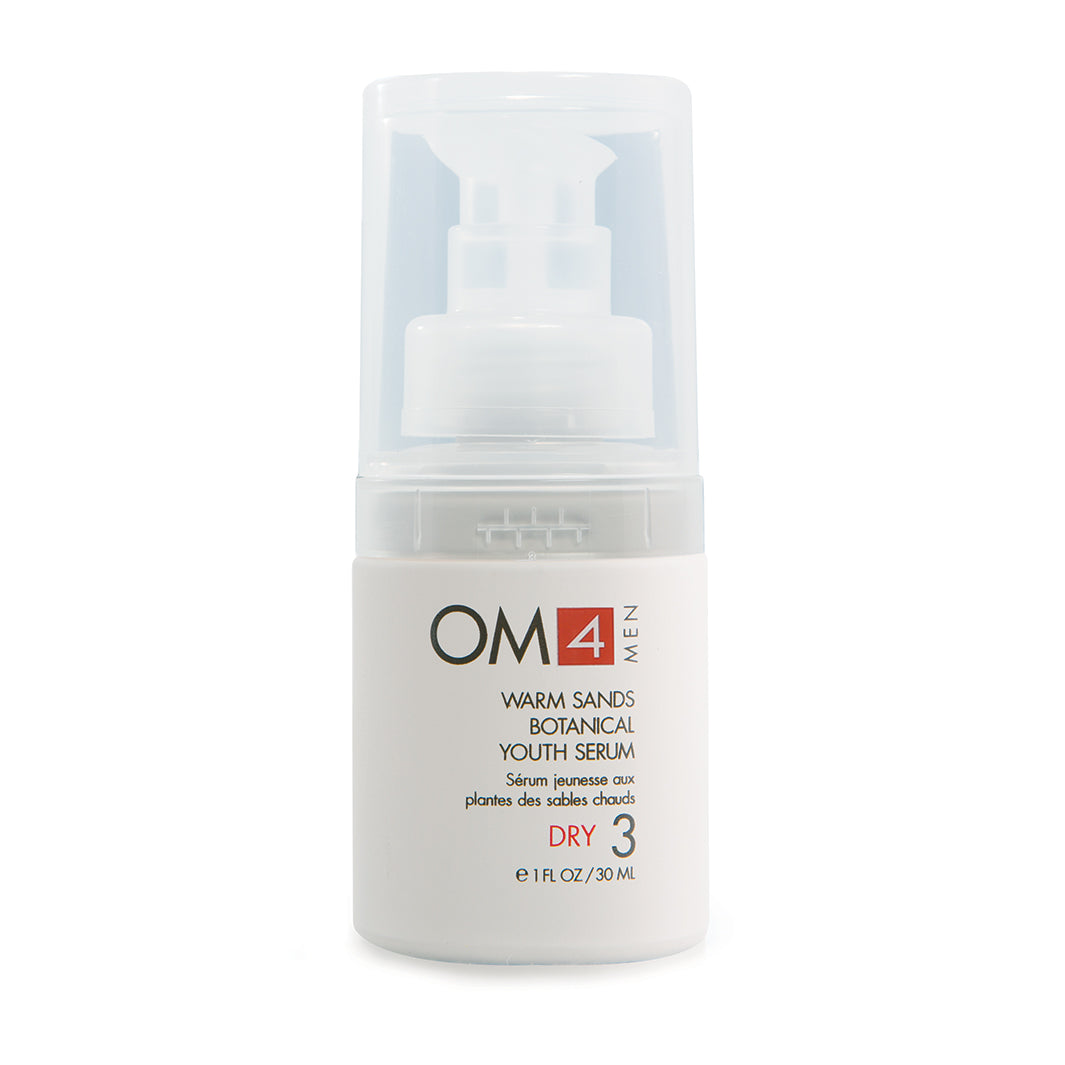 Organic Male OM4 Dry Step 3: Warm Sands Botanical Youth Serum - Full Size