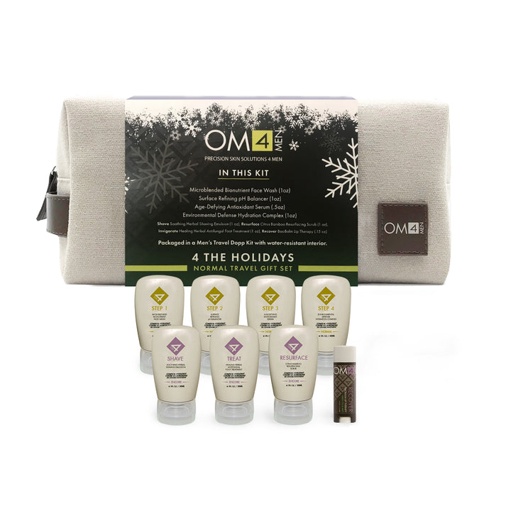 Organic Male OM4 Holiday Normal Travel Gift Set