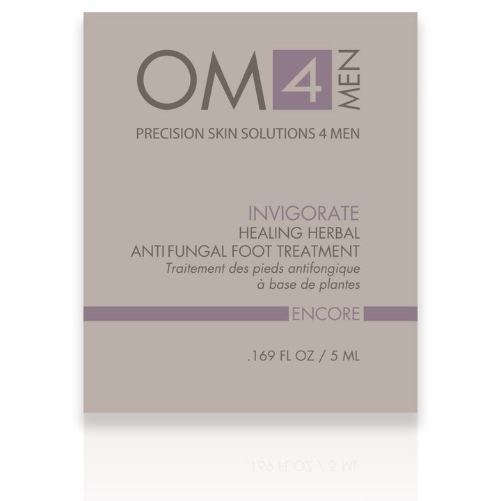 Organic Male OM4 Invigorate: Healing Herbal Antifungal Foot Treatment - Sample Size