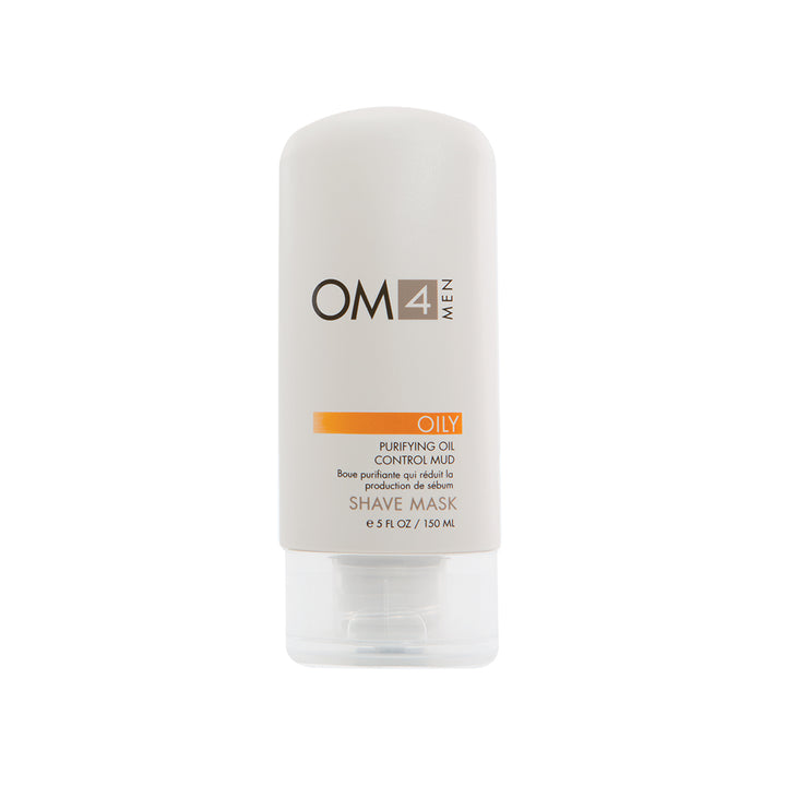 Organic Male OM4 Oily Shave Mask: Purifying Oil Control Mud - Full Size