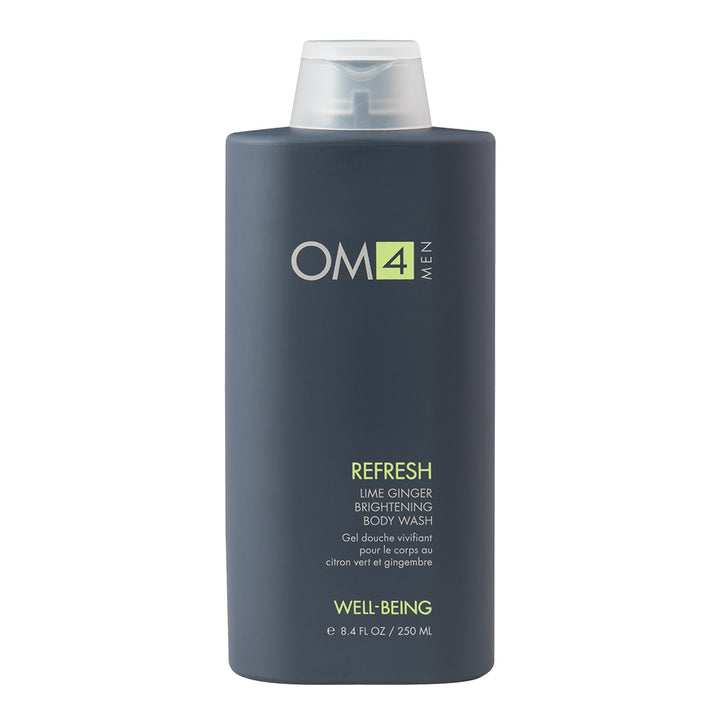 Organic Male OM4 Refresh: Lime Ginger Brightening Body Wash - Full Size