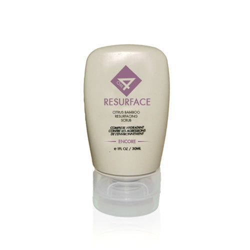 Organic Male OM4 Resurface: Citrus Bamboo Resurfacing Scrub - Travel Size