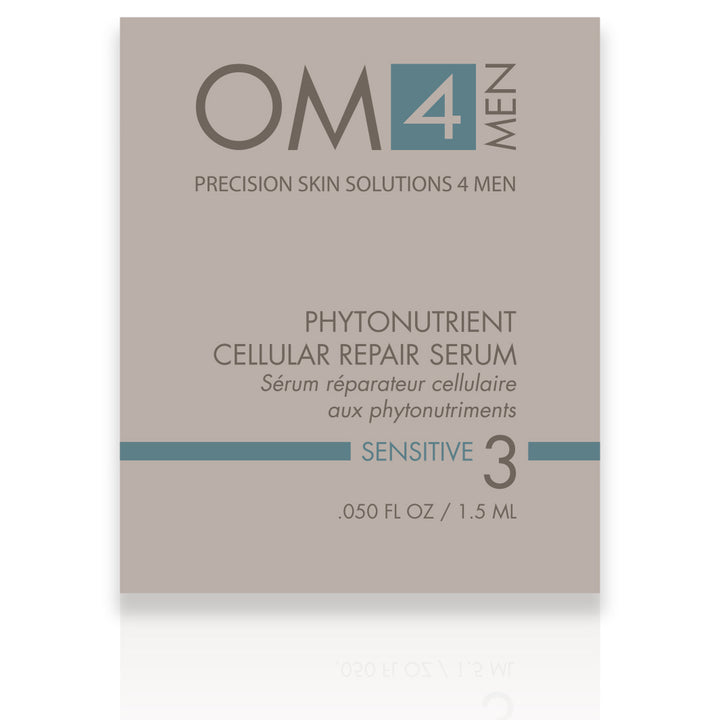 Organic Male OM4 Sensitive Step 3: Phytonutrient Cellular Repair Serum - Sample Size