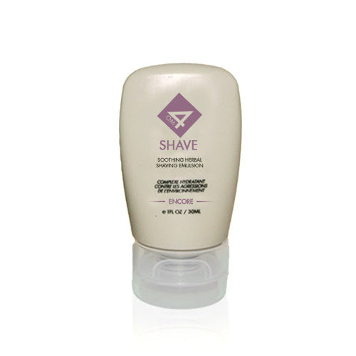 Organic Male OM4 Shave: Soothing Herbal Shaving Emulsion - Travel Size