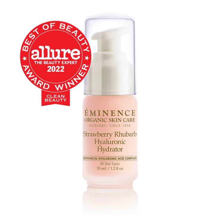 eminence organics strawberry rhubarb hyaluronic hydrator allure winner 2022