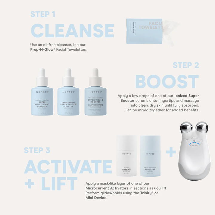 NuFACE Super Vita-C Booster Serum application help