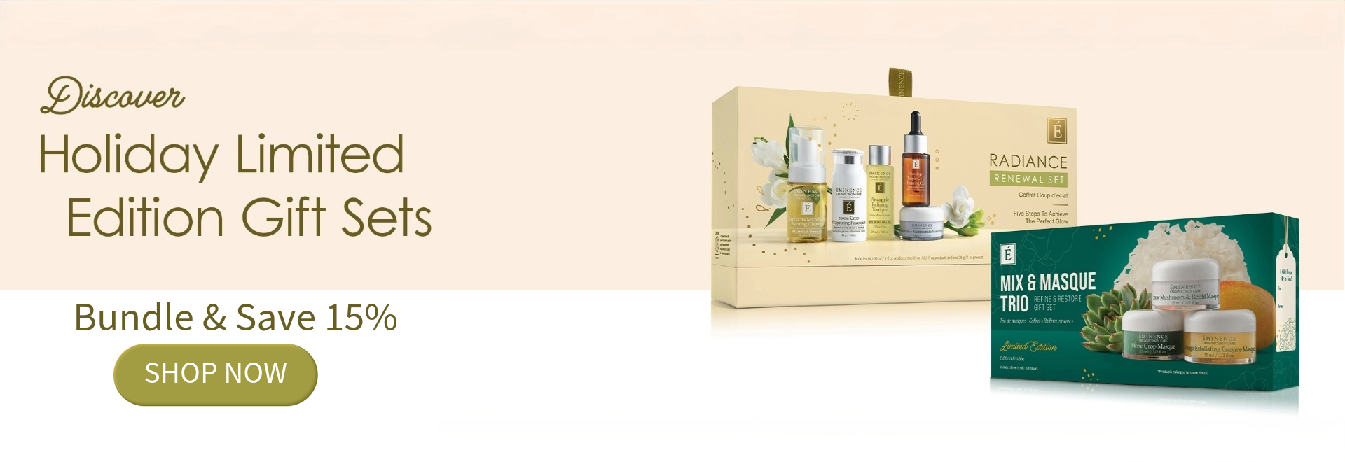 Eminence Organics Holiday Gift Sets