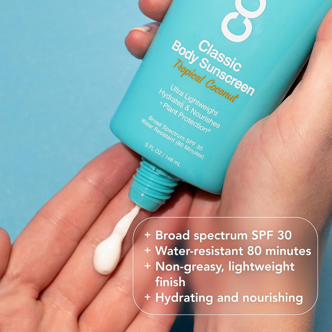 COOLA Classic Body Organic Sunscreen Lotion SPF 30 Quick Facts