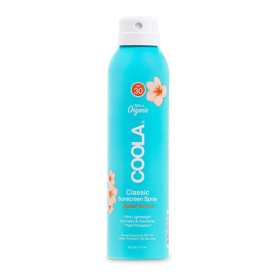 COOLA Classic Body Organic Sunscreen Spray SPF 30 tropical coconut