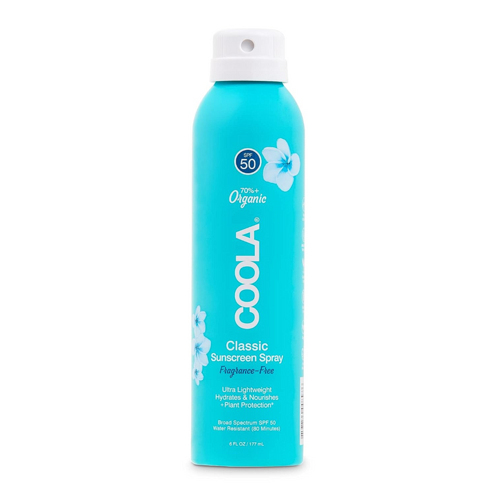 COOLA Classic Body Organic Sunscreen Spray SPF 50 fragrance free