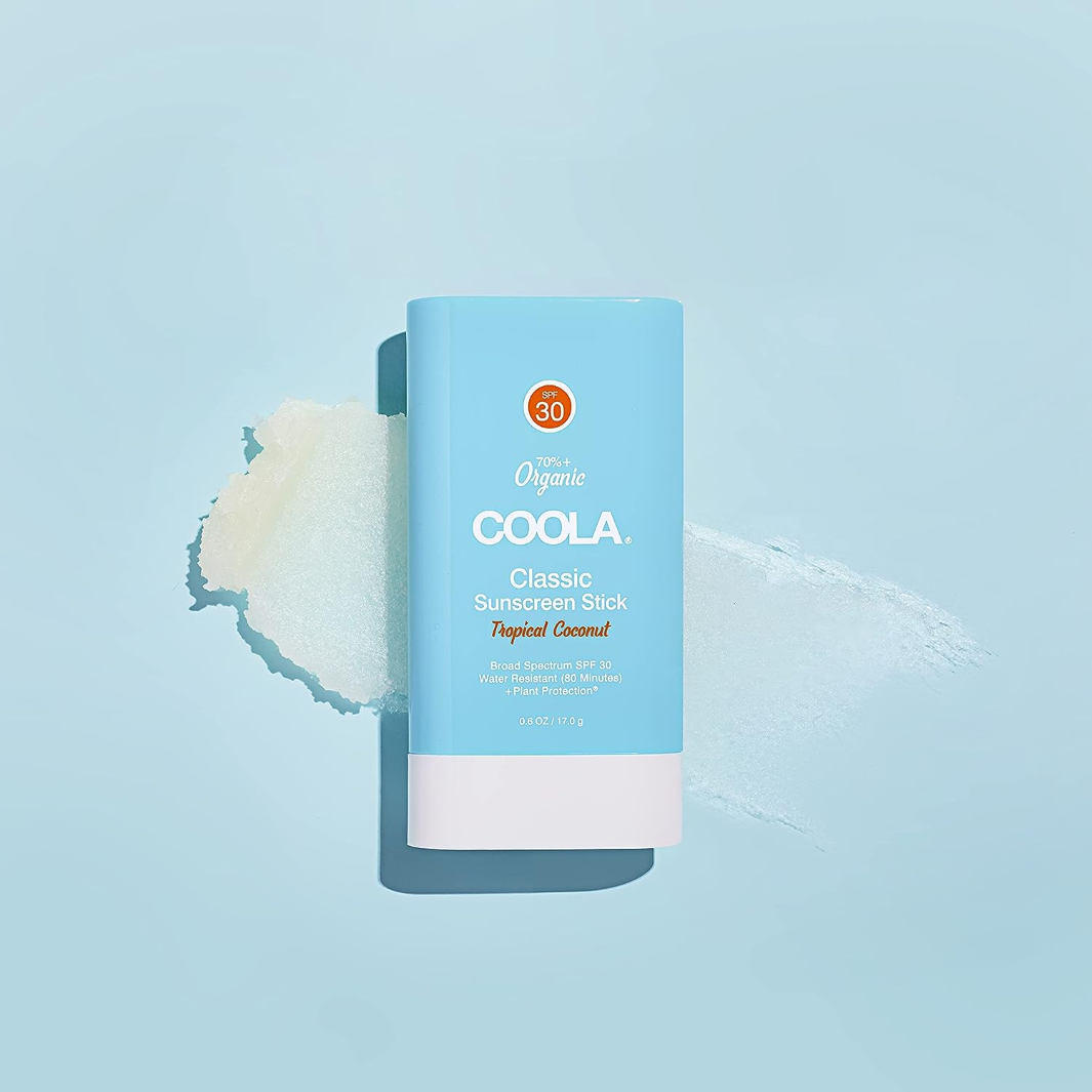 COOLA Classic Organic Sunscreen Stick SPF 30 - Tropical Coconut texture