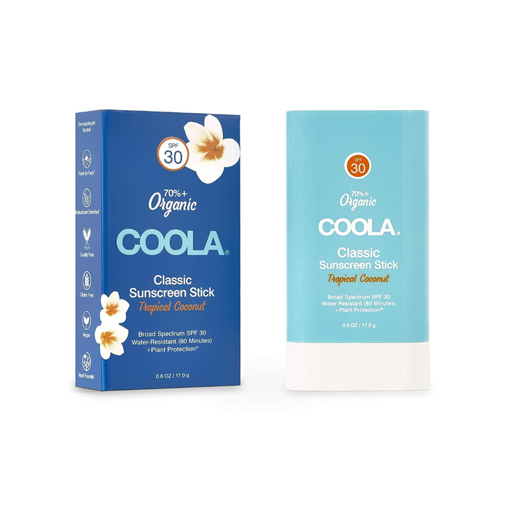 COOLA Classic Organic Sunscreen Stick SPF 30 - Tropical Coconut