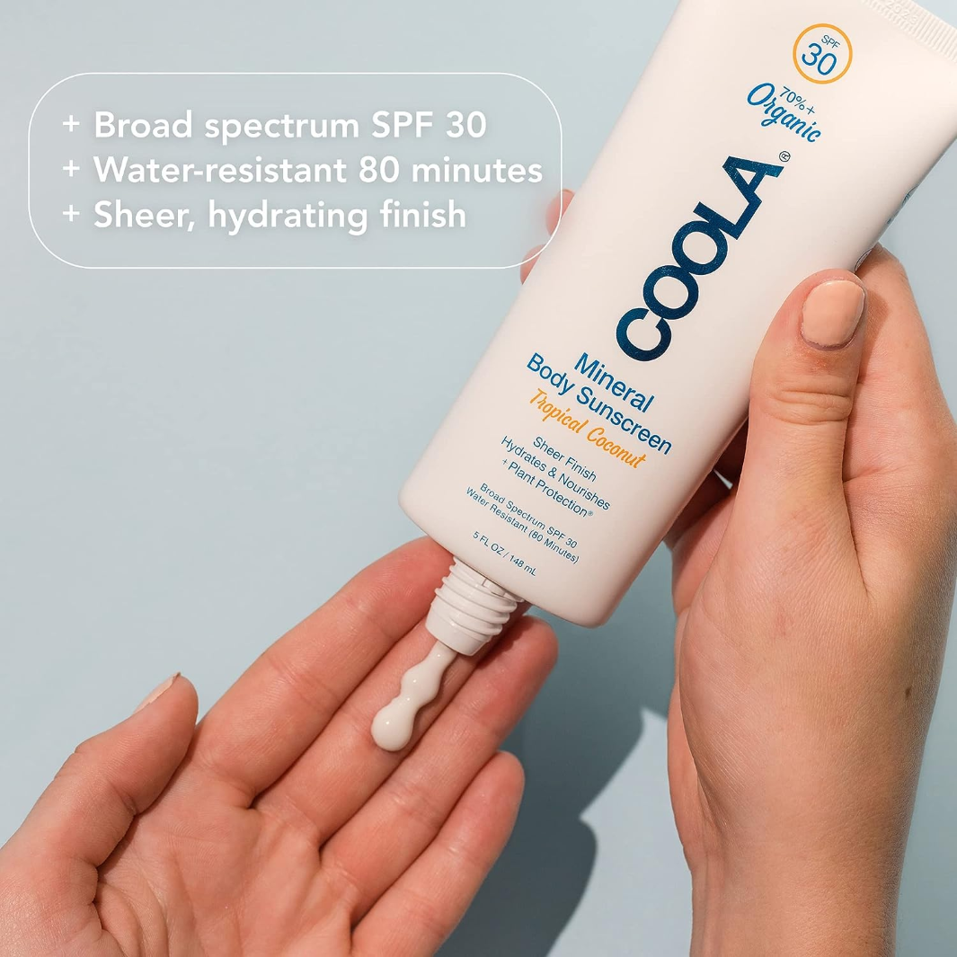 COOLA Mineral Body Organic Sunscreen Lotion SPF 30 - Tropical Coconut quick facts 2