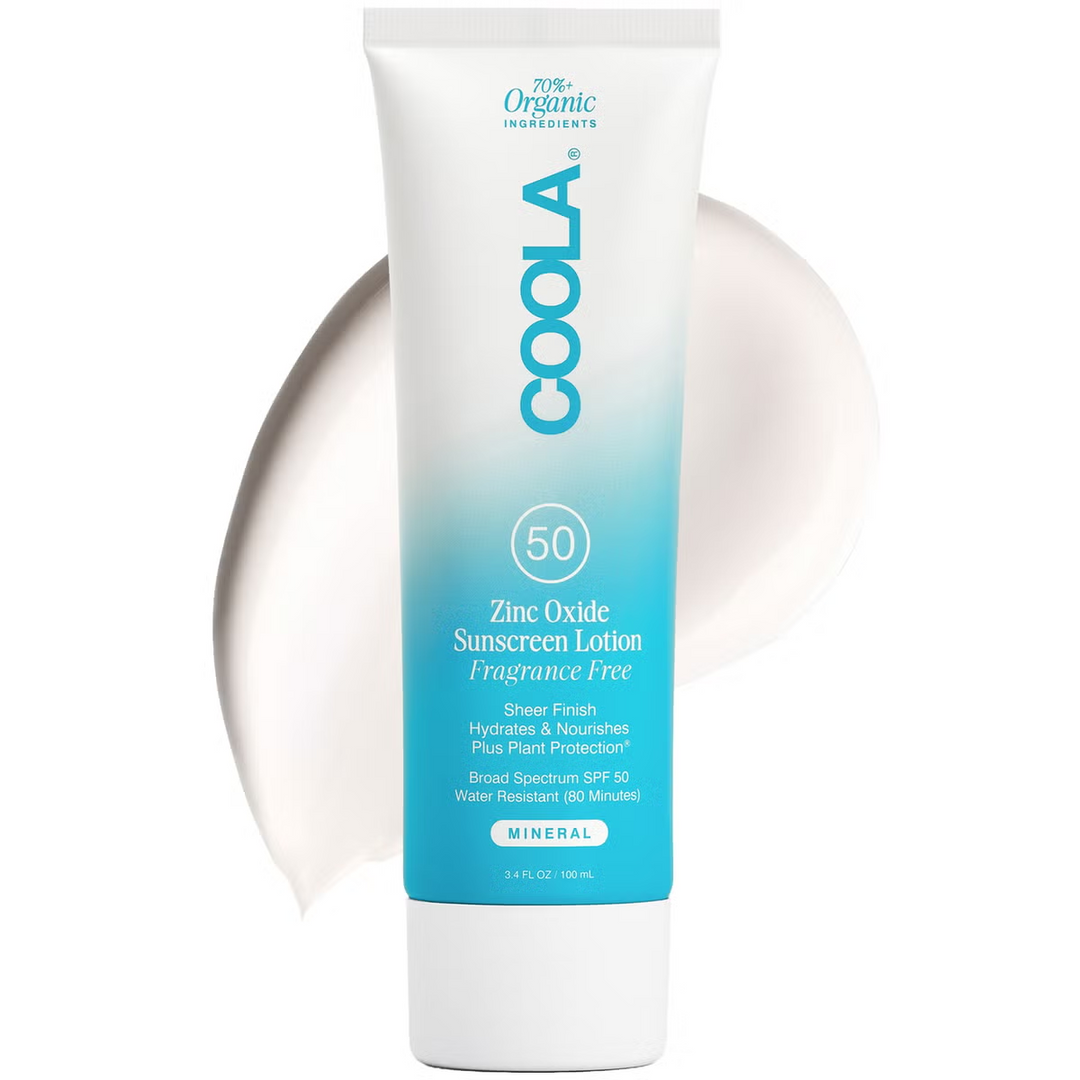 COOLA  Mineral Body Organic Sunscreen Lotion SPF 50 - Fragrance Free 3.2oz