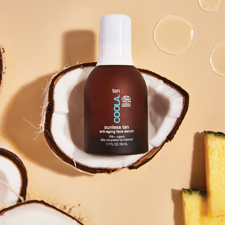 COOLA Organic Sunless Tan Anti-Aging Face Serum coconut