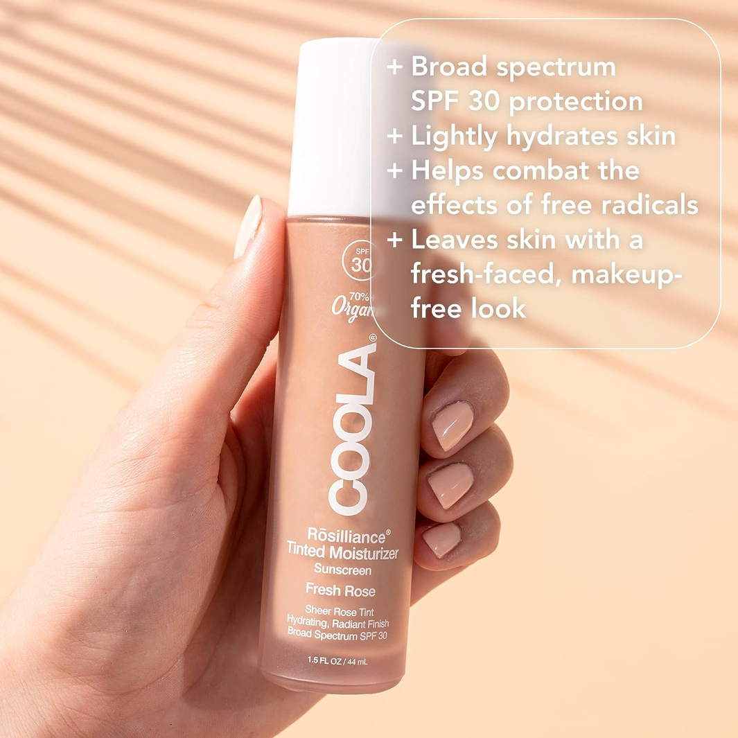 COOLA Rosilliance BB Cream Tinted Moisturizer Organic Sunscreen SPF 30 ...