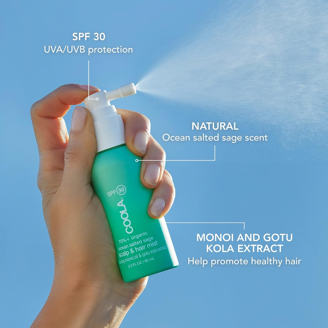 COOLA Scalp & Hair Mist Organic Sunscreen SPF 30