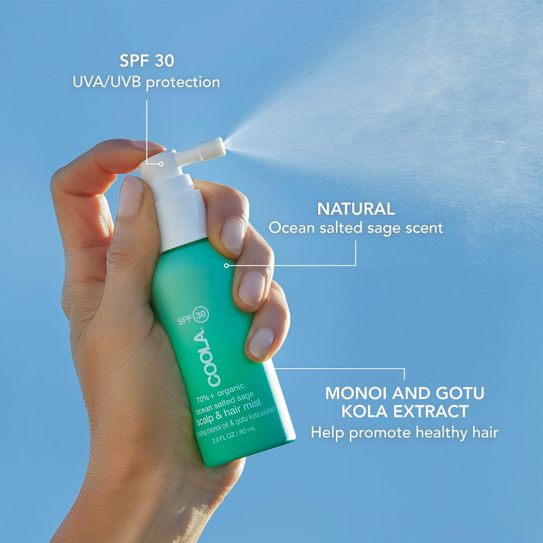COOLA Scalp Hair Mist Organic Sunscreen SPF 30 Natural Beauty Group COOLA Scalp Hair Mist Organic Sunscreen SPF 30 Natural Beauty Group