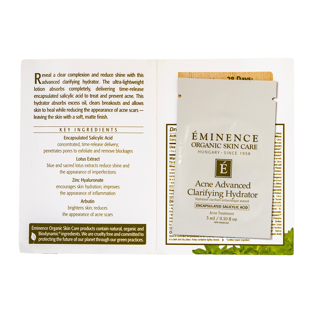Eminence Organics Acne Advanced Clarifying Hydrator sample size
